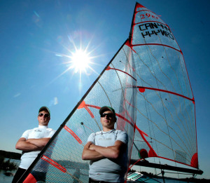 Canada Games Athletes-Sailors Alex Black and Kelvin Gilliland